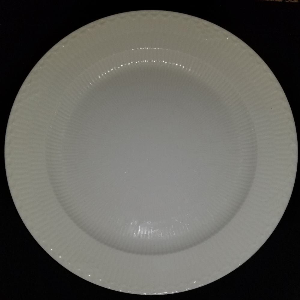 Royal copenhagen  fluted Half lace oval platter 14